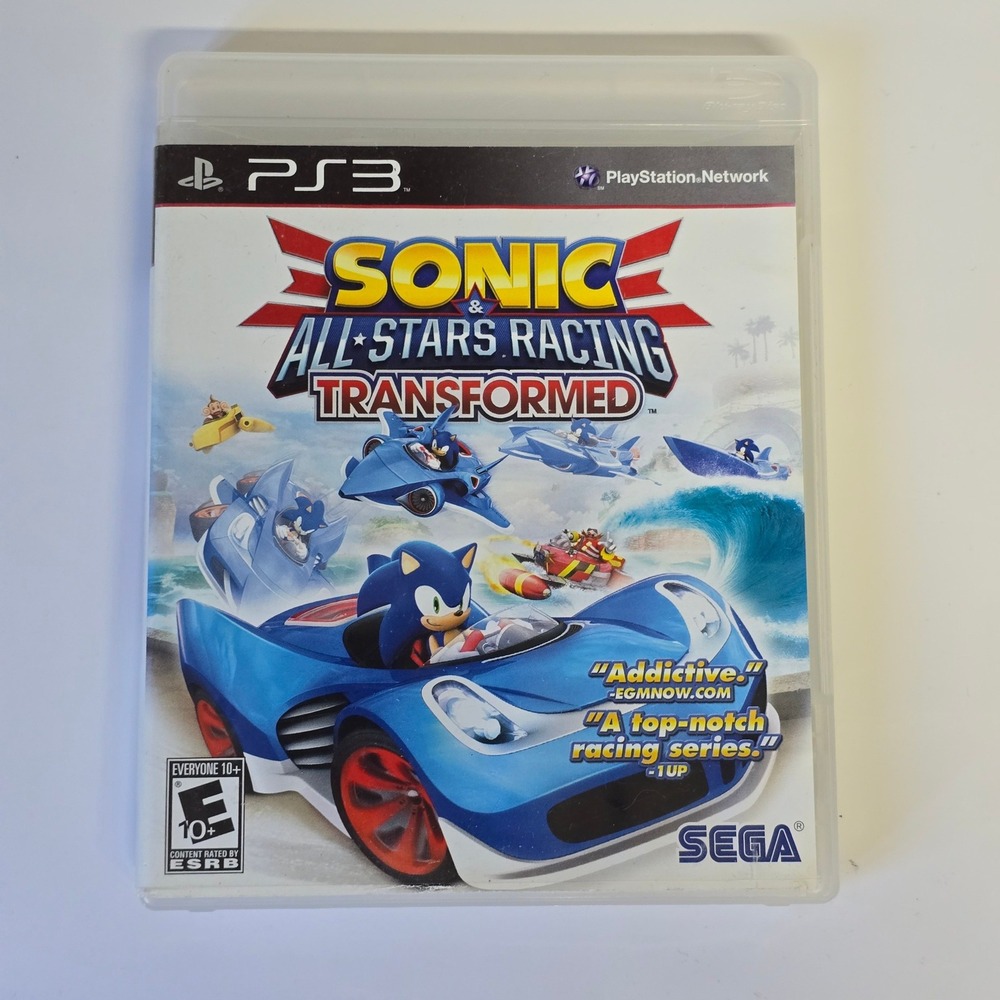 Sonic & All-Stars Racing Transformed PS3 2012 Racing